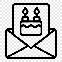 Birthday Wishes, Happy Birthday, Greeting Card, Birthday Card icon svg