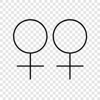 bisexual, transgendered, queer, feminist icon svg