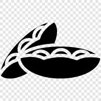 schwarze Bohnen, Cannellinibohnen, Nierenbohnen, Pintobohnen symbol