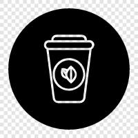 black, green, white, caffeine icon svg