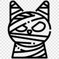 black cat, white cat, calico cat, Siamese cat icon svg