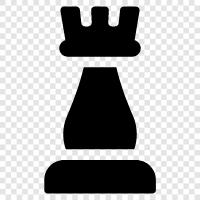 schwarz, Schach, Spiel, Stücke symbol