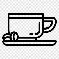 black coffee, coffee beans, coffee drink, coffee maker icon svg