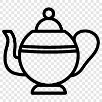 black, coffee, stove, tea icon svg