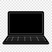 BLACK COMPUTER, BLACK NOTEBOOK, BLACK MACHINE, BLACK icon svg