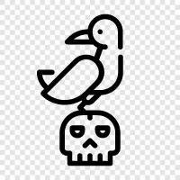 black, crowbar, attacker, animals icon svg