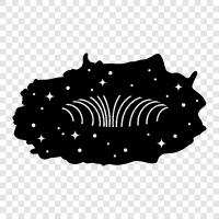 black hole, astrophysics, astronomy, universe icon svg