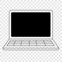 black laptop screen, laptop with black screen, laptop with no screen, laptop icon svg