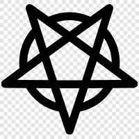 black magic, witchcraft, Satan, Lucifer icon svg