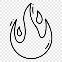 blaze, burn, heat, intense icon svg