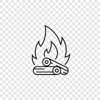 blaze, inferno, conflagration, burning icon svg