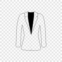 blazers, coats, jackets, outerwear icon svg