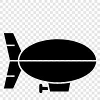 blimp, Luftschiff, Helium, Ballon symbol