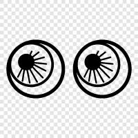 blindness, sight, color, vision eyesight icon svg