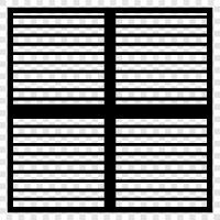 Blinds, Shutters, Window Blinds, Custom Blinds icon svg