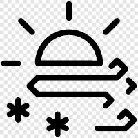 blizzard, white out, coastal flooding, wind gusts icon svg