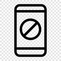 blocked phone, phone blocked, phone service blocked, mobile phone blocked icon svg