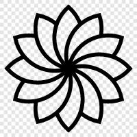 Blüte, Frag, Blume symbol