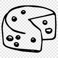 Blue Cheese, Gouda, Cheddar, Roquefort icon svg