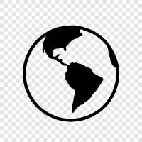 Blue Planet, Planet Earth, Planet Earth II, Geography icon svg