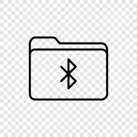 Bluetooth, Telefon, Telefonbuch, Kontakte symbol