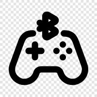 bluetooth gamepads, bluetooth controllers, bluetooth gaming controllers, bluetooth gamepad icon svg