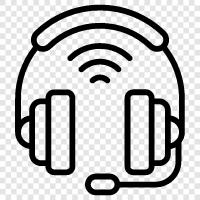 bluetooth headphone, headphones, earbuds, stereo headphones icon svg