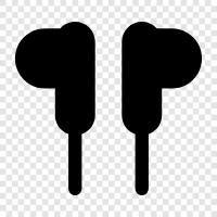 Bluetooth, phone, earbuds, music icon svg