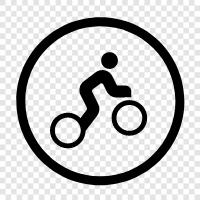 BMX, Bicycles, Cycling, Mountain Biking icon svg