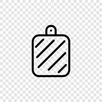 Board, Kitchen, Prep, Knife icon svg