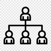 board of directors, board of supervisors, corporate governance, management board structure icon svg