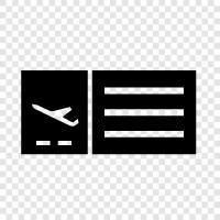 boarding pass, airline boarding pass, airline ticket, airfare icon svg