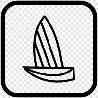 Boot, Seefahrt, Segeln, Wasser symbol