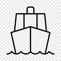 Boat, Cruise, Maritime, Sailing icon svg