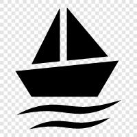 boat, sailing, cruising, sailing vessel icon svg