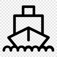 Boat, Cruise, Voyage, Journey icon svg