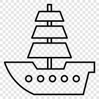 Boat, Vessel, Aircraft Carrier, Cruise Ship icon svg