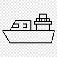 boat, travel, cruise, voyage icon svg