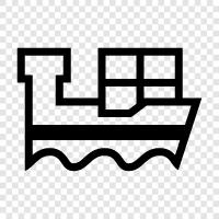 boat shipping, shipping company, maritime, maritime transportation icon svg