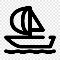 boat, sailing, ocean, sea icon svg