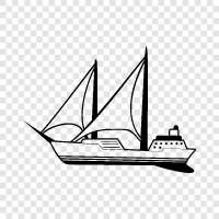 boat, maritime, ocean, travel icon svg