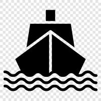 Boot, Seefahrt, Meer, Reisen symbol