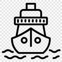boat, maritime, ocean, seaport icon svg