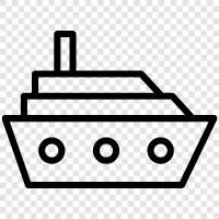 boat, maritime, ocean, travel icon svg