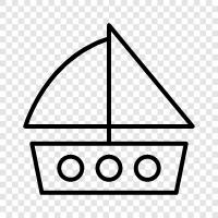 boating, cruising, fishing, sailing icon svg