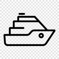 boating, vessel, cruising, sailing icon svg