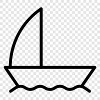 boating, cruising, fishing, sailing icon svg