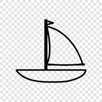 boats, sailboat, sailing, fishing icon svg