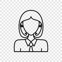 Bob Hairstyles, Bob Haircuts, Bob Hair, Bob Hair Style ikon svg