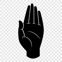 Körpersprache, Handzeichen, Zeichensprache, Punkt symbol